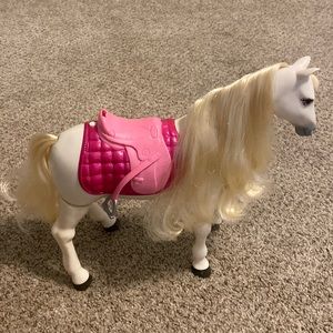 Barbie horse battery toy